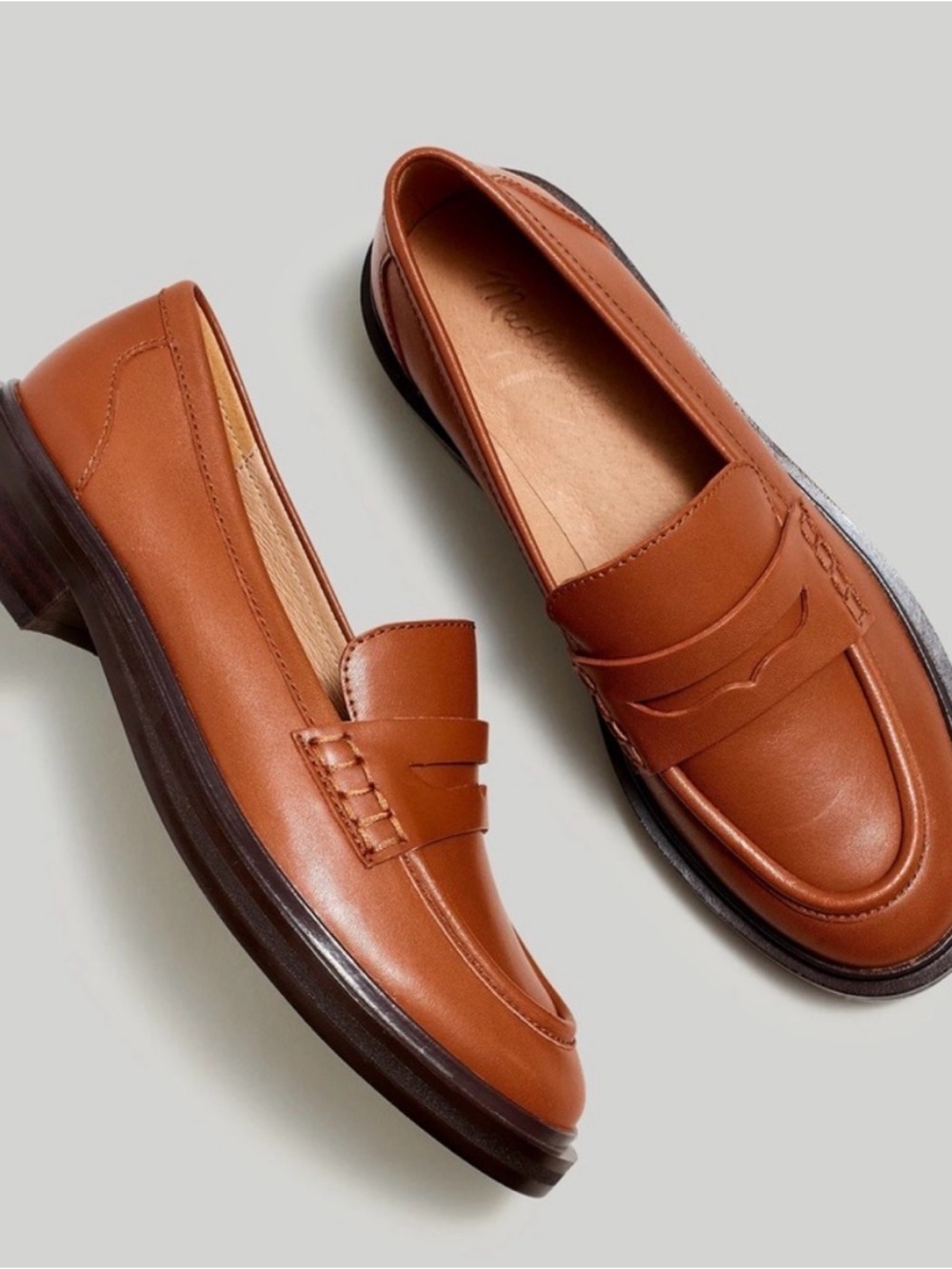 Madewell Women's Vernon Loafer in Caramel Brown